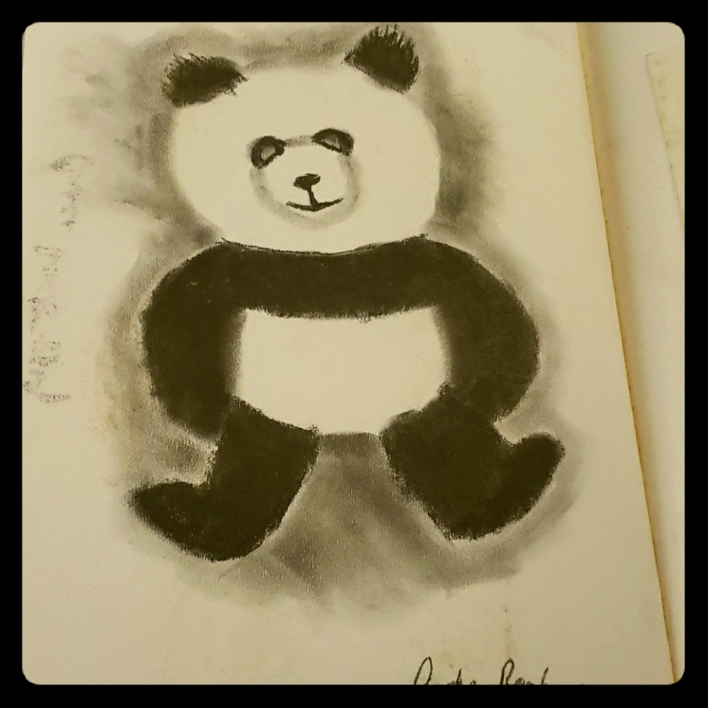 CLOSING SALE! Original pastel Panda Artwork